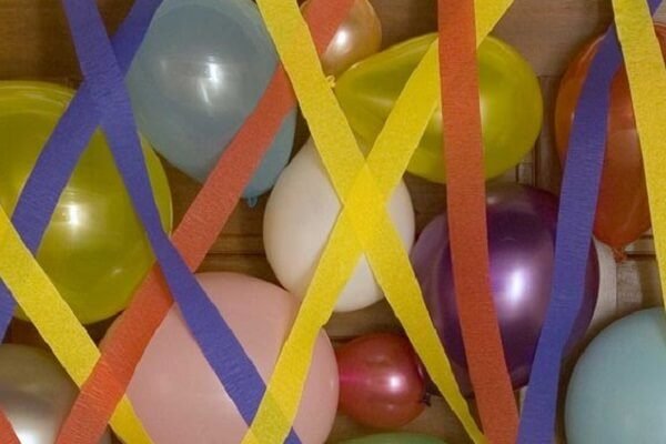 sorpresa lluvia de globos