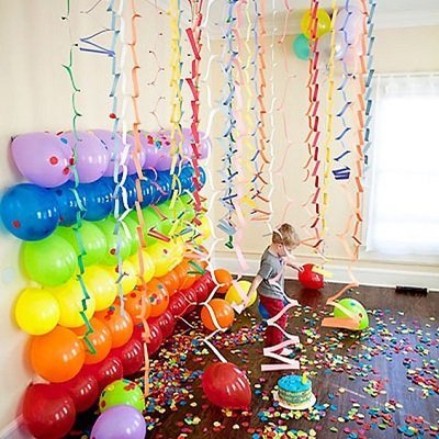 ideas decoración con globos en fiestas infantiles