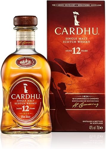 CARDHU 12 años, whisky escocés single malt, 700 ml