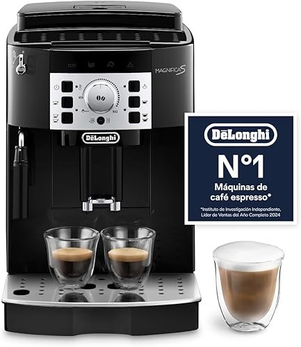 De’Longhi Magnifica S – Perfetto Cafetera Superautomática, Espumador de Leche manual, Espr
