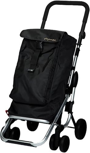Playmarket Go Up - Carro de Compras, Capacidad 39,5 l, Tapa Regulable, Bolsa térmica de 6 