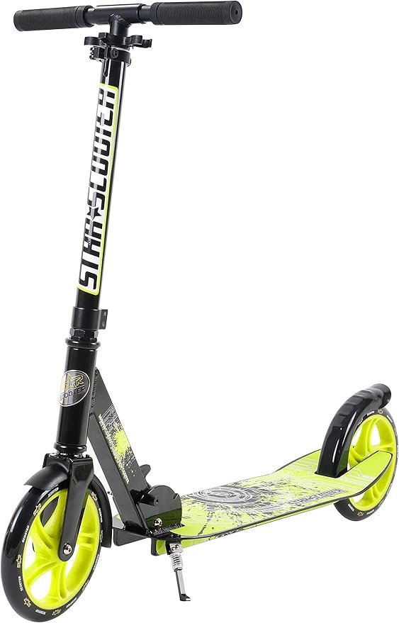 STAR SCOOTER Patinete Patineta Scooter Plegable XXL para niños y niñas a Partir de 6-7 año