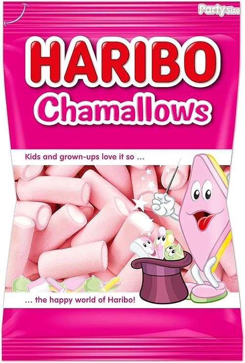 Haribo Chamallows Tubular - 125 piezas (850g)