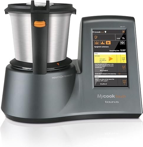 Taurus Mycook Touch Robot de Cocina, wifi, 1600 W, 2 L, hasta 140 grados, multifunción, má