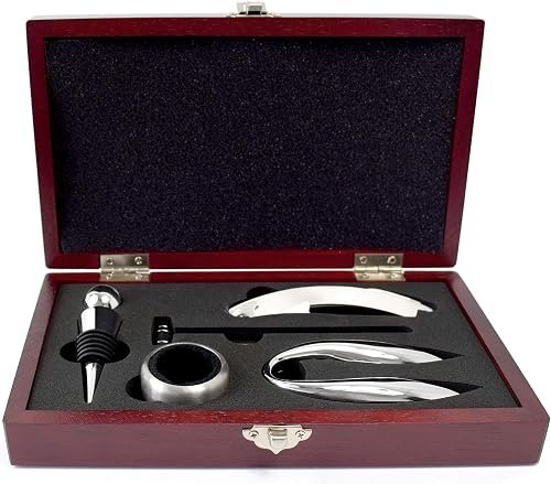 189 – Estuche de somelier 5 Piezas Madera 5,5 X 14,5 X 24 cm