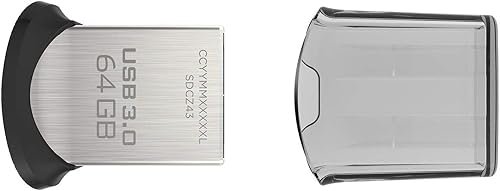 Memoria Flash USB 3.0 SanDisk Ultra Fit de 64 GB, Velocidad de Lectura de hasta 150 MB/s
