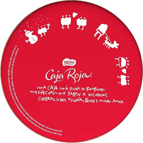 Nestlé Caja Roja Bombones de Chocolate - Lata de bombones 250 gr