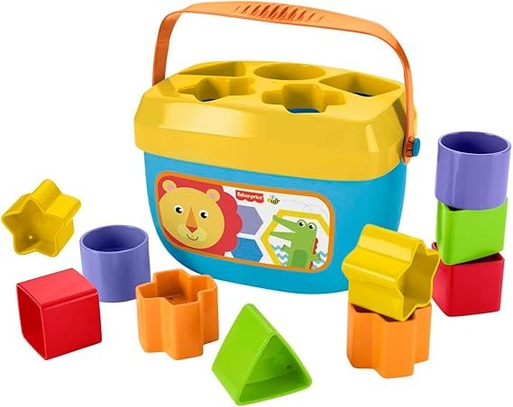 Fisher-Price Bloques Infantiles, Juguete para bebé +6 Meses, Diez Bloques de Colores para 