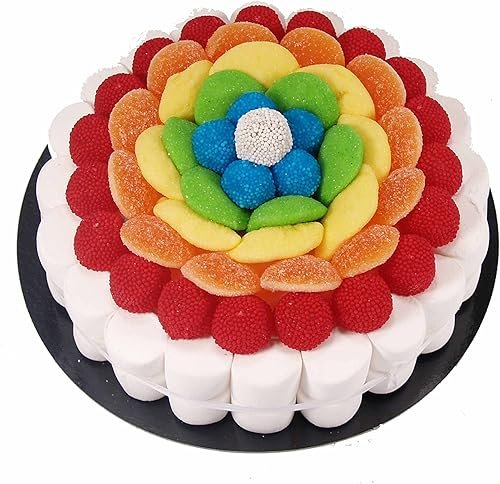 Tarta de golosinas - Rainbow 22 cm