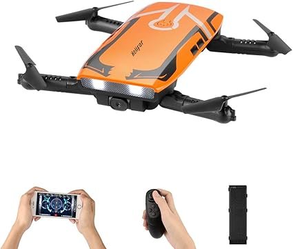 Drone con cámara HD, H818 RC Plegable Mini Drone WiFi FPV Drone 720P HD Juguete Quadcopter