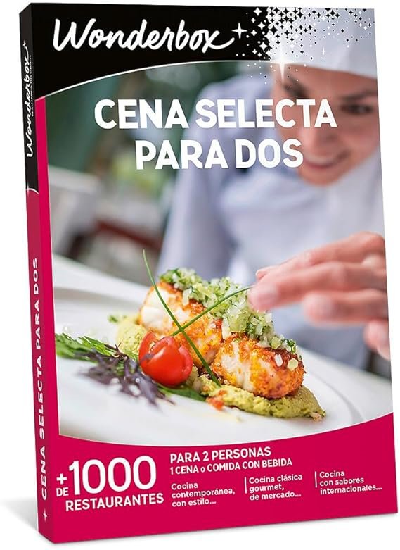 Wonderbox - Caja Regalo - Cena gourmet para dos - vivir juntos una pasión común, adecuado 