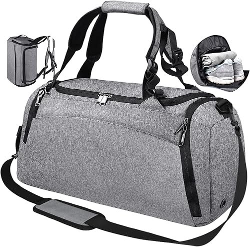 NEWHEY Bolsa Deporte Bolsa Gimnasio de Viaje Impermeable Bolsos Deportivos Fin de Semana T