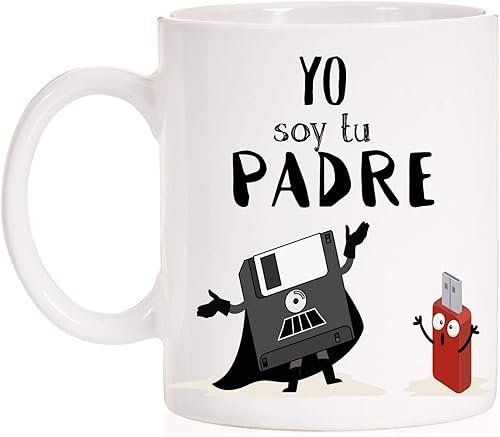 FUNNY CUP Taza Yo soy tu Padre. Regalo divertido para padres con mucho estilo. Star Wars