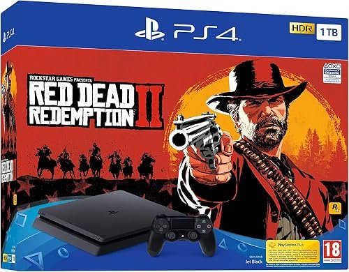 Sony CEE Consoles (New Gen) PlayStation 4 (PS4) - Consola de 1 TB + Red Dead Redemption II