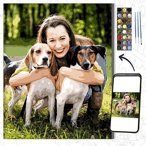 Kits personalizados para pintar por números para adultos, kits profesionales de pintura de