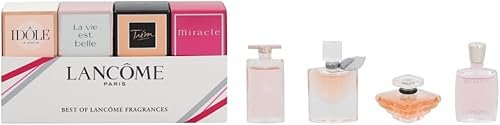 Lancôme 4 Piece Eau De Parfum Gift Set: Idole 5ml - La Vie Est Belle 4ml - Tresor 7.5ml - 
