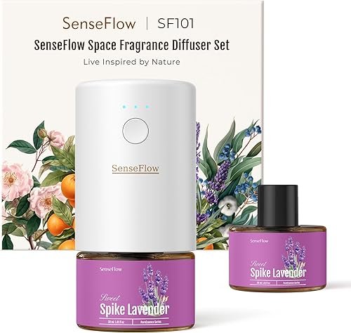 Difusor Aceites Esenciales Difusor de Aromas SF101 Pro – Ultrasónico Sin Agua, 100 % Veget